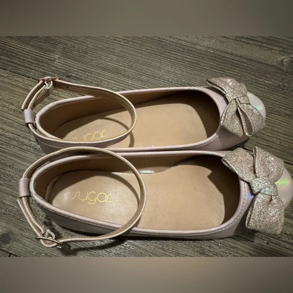 Sugar Girls’ Pearl Pink Ballet Flat Shoes